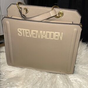 Steve Madden Beige Shoulder Bag